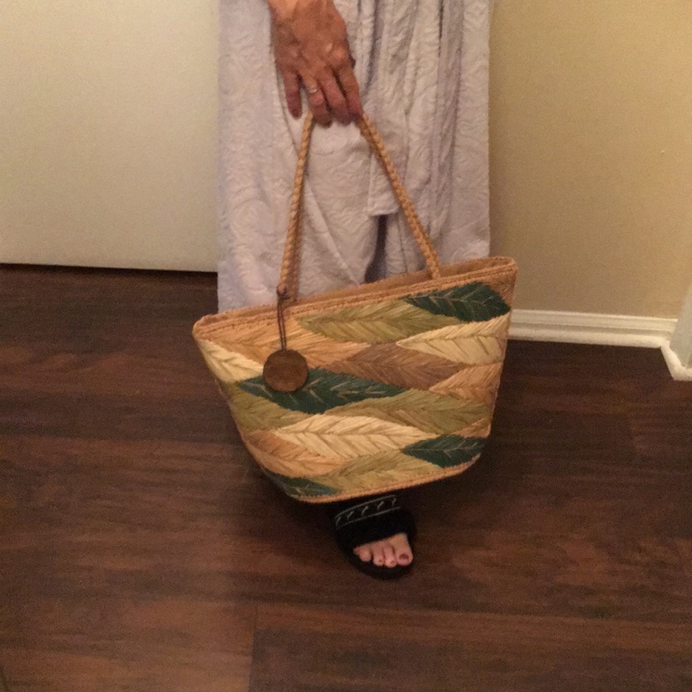 Sun’ n ‘sand straw beach bag